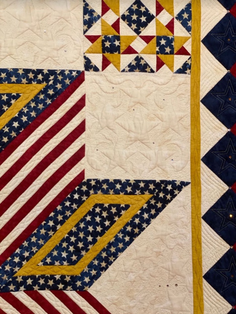 "Proud to Be American" by Jaki Wensel-Rowe with Julie Harris - Detail 1